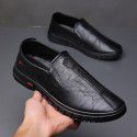 One foot on breathable leather shoes 2022 spring new work clothes shoes cross-border wholesale men's shoes leather warm casual shoes