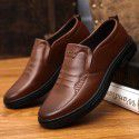 2022 spring new leather shoes cross border men's leather shoes fashion casual leather shoes men's one hair substitute men's shoes