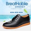 Leather shoes men's summer 2021 new hollow out men's casual leather shoes Korean British business men's shoes