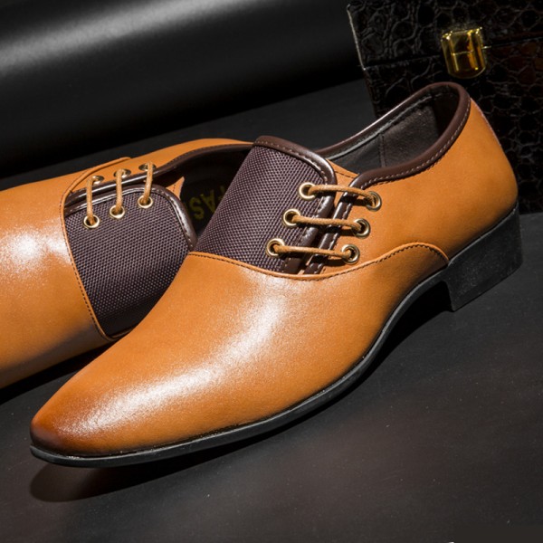 Four seasons men's shoes large men's leather shoes Oxford Shoes formal dress single shoes wholesale Express