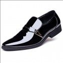 Men's fashion bright leather men's shoes cover foot single shoes on behalf of cross-border wholesale on behalf of hair