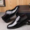 New men's leather shoes business daily casual leather shoes breathable non slip men's single shoes one hair substitute