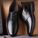 2022 spring business dress men's English leather shoes lace up casual shoes one hair style shoes men's shoes