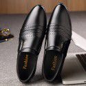 2022 summer new leather shoes men's business dress shoes hollow out single shoes fashion casual shoes wholesale one