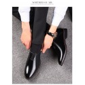 556 Huiyue new fashion men's leather shoes British new men's shoe dealer autumn loading sewing rubber low top shoes