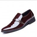 Men's fashion bright leather men's shoes cover foot single shoes on behalf of cross-border wholesale on behalf of hair