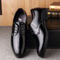 New men's leather shoes business daily casual leather shoes breathable non slip men's single shoes one hair substitute