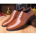 P692021 autumn four seasons new men's business men's leather shoes leisure fashion trend wholesale men's low top shoes