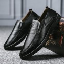 Men's shoes 2022 new shallow mouth pea shoes men's outdoor fashion shoes comfortable casual men's shoes