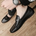Doudou shoes men's 2021 new summer breathable trend Korean leather shoes fashion versatile casual casual casual casual men's shoes