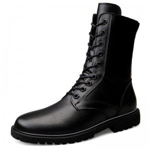 High top Martin boots men's boots with velvet zipper men's boots leather boots