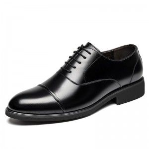 Men's inner height shoes, business formal leather shoes, men's leather shoes, British casual wedding shoes, men's shoes