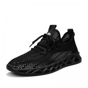 Sports shoes men's mesh breathable soft sole student Korean version running shoes shallow mouth lightweight casual shoes