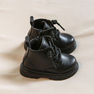 Baby Martin boots, one year old soft soled walking shoes, women's baby boots, leather shoes, short boots, men's and children's baby shoes