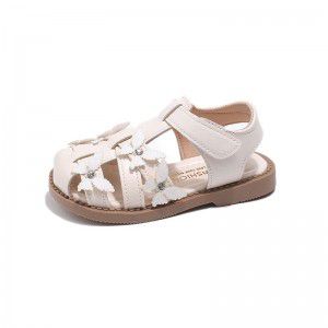 Girl's Baotou Sandals Baby Princess Sandals Fashion Bow Soft soled Sneakers Dress Shoes
